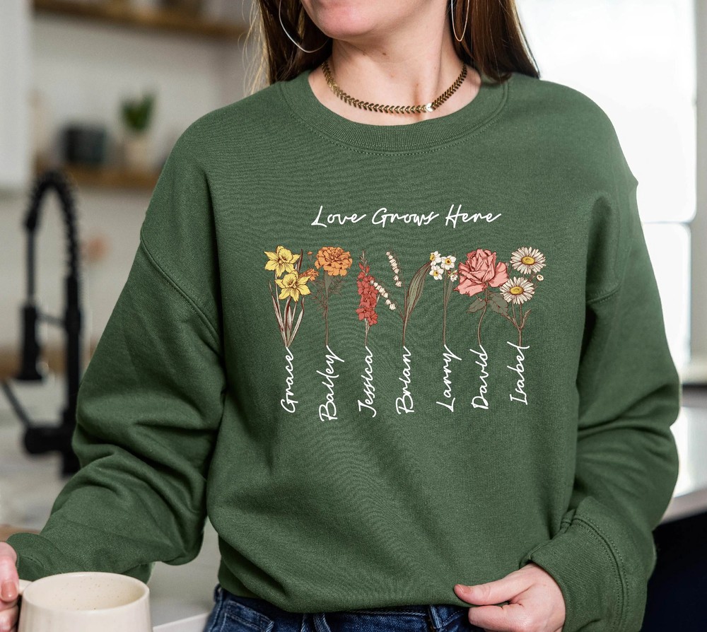 Grandmas-Garden-Sweatshirt-Custom-Birthflower-Love-Grows-Here-Grandmas-Garden-Sweatshirt-Custom-Birthflower-Love-Grows-Here-3 Grandma's Garden Sweatshirt - Custom Birthflower Love Grows Here 2