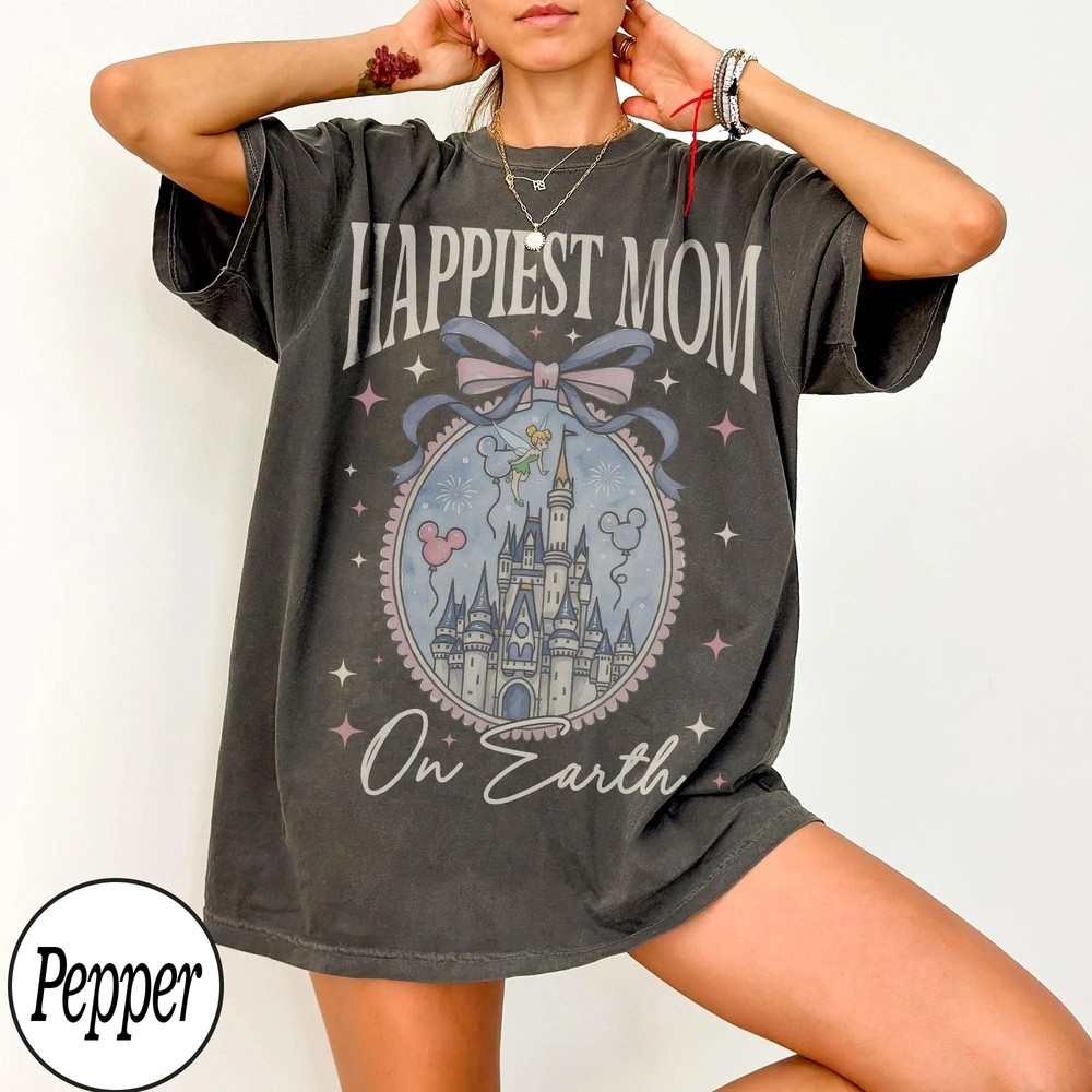 Happiest-Mom-On-Earth-Shirt-Retro-Disney-Castle-Coquette-Bow-Happiest-Mom-On-Earth-Shirt-Retro-Disney-Castle-Coquette-Bow-Tee-2 Happiest Mom On Earth Shirt - Retro Disney Castle Coquette Bow Tee 1