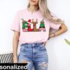 Monogram Family Christmas Shirt - Personalized Mom Dad Xmas Tee 2