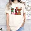 Monogram Family Christmas Shirt - Personalized Mom Dad Xmas Tee 3