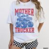 Mother Trucker Shirt - Funny Monster Truck Mom Tee - Racing Style Gift