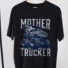 Mother Trucker Shirt - Funny Monster Truck Mom Tee - Racing Style Gift 3