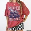 Mother Trucker Shirt - Funny Monster Truck Mom Tee - Racing Style Gift 4