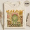 Never Alone Frog Mom Shirt - Relatable Parenting Humor - Tired Mom Gift 1