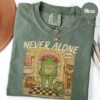 Never Alone Frog Mom Shirt - Relatable Parenting Humor - Tired Mom Gift 5
