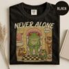 Never Alone Frog Mom Shirt - Relatable Parenting Humor - Tired Mom Gift 7