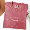 New Mom Est Year Personalized Shirt - Mom To Be Mother's Day Gift 2