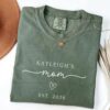 New Mom Est Year Personalized Shirt - Mom To Be Mother's Day Gift 4