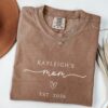 New Mom Est Year Personalized Shirt - Mom To Be Mother's Day Gift 7