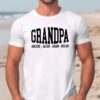 Personalised Grandpa Shirt - Custom Grandkids Names Father's Day Gift 4 Personalised Grandpa Shirt - Custom Grandkids Names Father's Day Gift 4