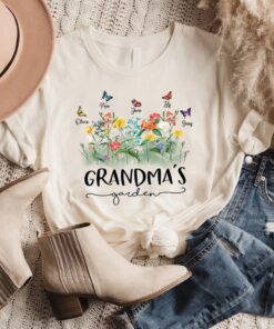 Personalized Birth Flower Grandma's Garden Shirt - Mother's Day Gift 1