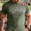Personalized Dad Outline Shirt - Custom Photo Portrait Tee