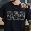Personalized Dad Outline Shirt - Custom Photo Portrait Tee 2