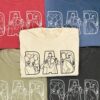 Personalized Dad Outline Shirt - Custom Photo Portrait Tee 9