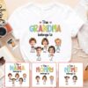 Personalized Grandma Photo Shirt - This Grandma Belongs To Tee