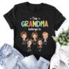 Personalized Grandma Photo Shirt - This Grandma Belongs To Tee 5