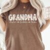 Personalized Grandma Shirt with Grandkids Names - Floral Mimi Gigi Tee 3