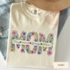 Personalized Mama Floral Shirt - Custom Kids Names Gift for Mom 1 Personalized Mama Floral Shirt - Custom Kids Names Gift for Mom 1