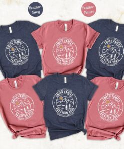 Personalized Mountain Vacation Tee - Custom Family Camping Shirt 1