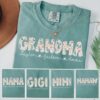 Personalized Nana Floral Shirt - Grandma Gigi Kids Names Gift 1 Personalized Nana Floral Shirt - Grandma Gigi Kids Names Gift 1