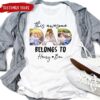 Personalized This Awesome Dad Belongs to Shirt, Personalized Photo Dad Shirt, Father's Day Shirt Custom Dad Gifts from Daughter Son