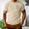 Personalized men's t-shirt for dad with children's names and birth years as a Father's Day gift 1