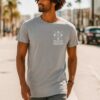 Personalized men's t-shirt for dad with children's names and birth years as a Father's Day gift 4