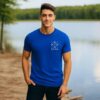 Personalized men's t-shirt for dad with children's names and birth years as a Father's Day gift 5