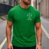 Personalized men's t-shirt for dad with children's names and birth years as a Father's Day gift 6