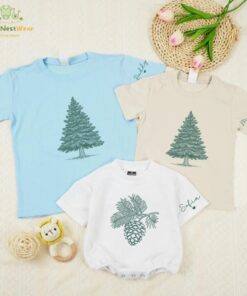 Pinecone and Pine Tree Matching Shirt - Christmas Tree Family Outfit 1