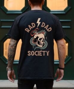 Rad Dad Society T-Shirt - Cool Dad Club - First Father's Day Gift