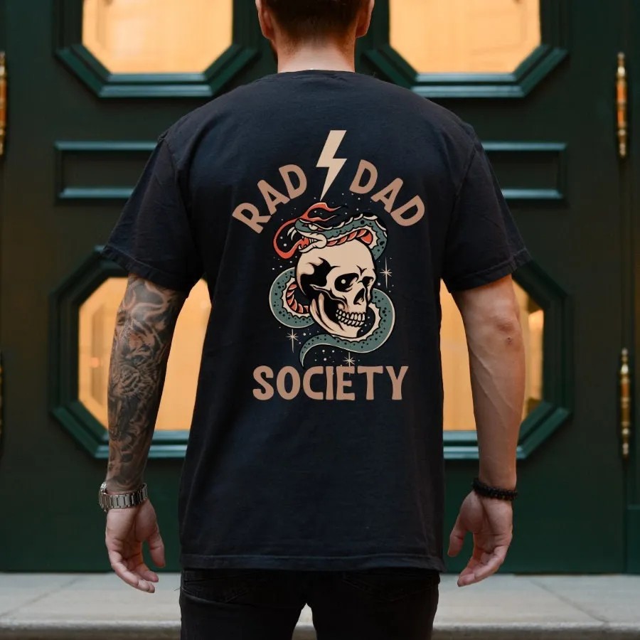 Rad Dad Society T-Shirt - Cool Dad Club - First Father's Day Gift 7 Rad Dad Society T-Shirt - Cool Dad Club - First Father's Day Gift
