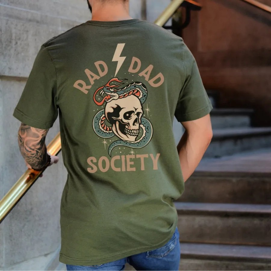 Rad-Dad-Society-T-Shirt-Cool-Dad-Club-First-Fathers-Day-Gift-Rad-Dad-Society-T-Shirt-Cool-Dad-Club-First-Fathers-Day-Gift-6 Rad Dad Society T-Shirt - Cool Dad Club - First Father's Day Gift 5