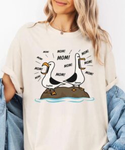 Seagull Mom Mom Mom Shirt - Personalized Name Gift - Funny Mother's Day