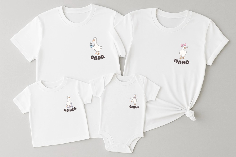 Silly Goose Family Matching Shirts - Personalized Family Outfits 7 Silly Goose Family Matching Shirts - Personalized Family Outfits