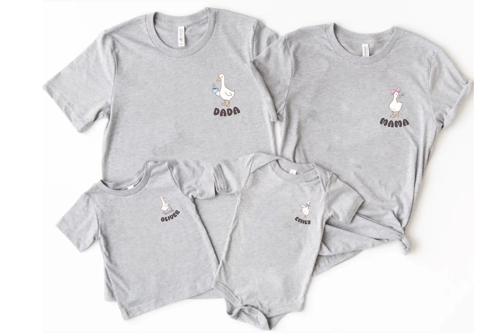 Silly-Goose-Family-Matching-Shirts-Personalized-Family-Outfits-Silly-Goose-Family-Matching-Shirts-Personalized-Family-Outfits-2 Silly Goose Family Matching Shirts - Personalized Family Outfits 1
