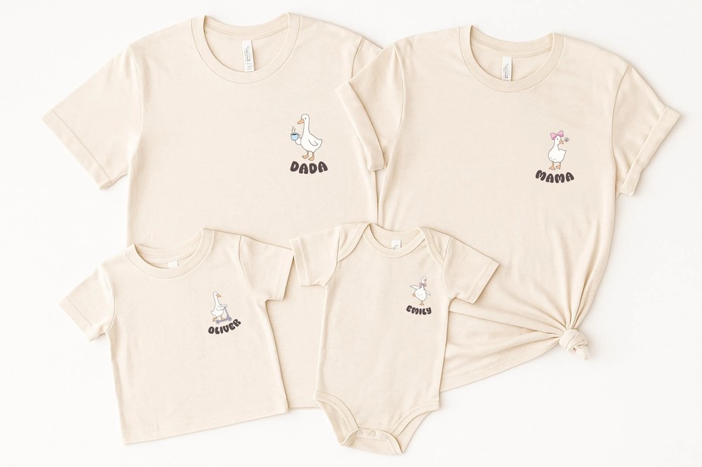 Silly-Goose-Family-Matching-Shirts-Personalized-Family-Outfits-Silly-Goose-Family-Matching-Shirts-Personalized-Family-Outfits-3 Silly Goose Family Matching Shirts - Personalized Family Outfits 2