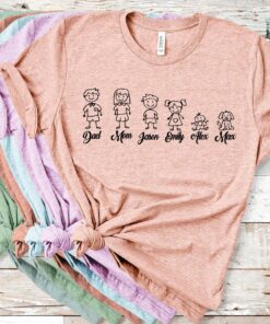 Stick Figure Family Shirt - Custom Matching Vacation Tee