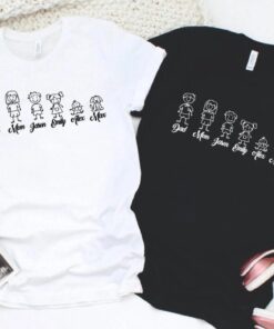 Stick Figure Family Shirt - Custom Matching Vacation Tee 1