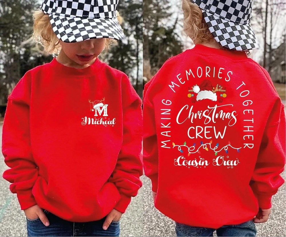 Two-Sides-Family-Name-Christmas-Crewneck-Custom-Holiday-Trip-Two-Sides-Family-Name-Christmas-Crewneck-Custom-Holiday-Trip-Shirt-4 Two-Sides Family Name Christmas Crewneck - Custom Holiday Trip Shirt 3