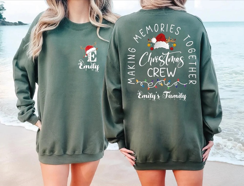 Two-Sides-Family-Name-Christmas-Crewneck-Custom-Holiday-Trip-Two-Sides-Family-Name-Christmas-Crewneck-Custom-Holiday-Trip-Shirt-5 Two-Sides Family Name Christmas Crewneck - Custom Holiday Trip Shirt 4