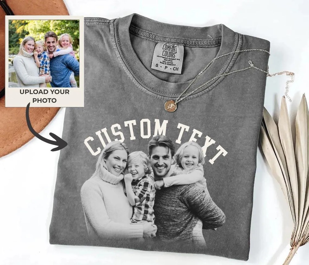 Vintage Style Custom Photo Shirt - Personalized Upload Your Image 6 Vintage Style Custom Photo Shirt - Personalized Upload Your Image