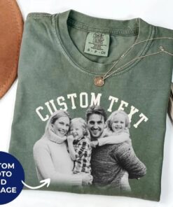 Vintage Style Custom Photo Shirt - Personalized Upload Your Image 1