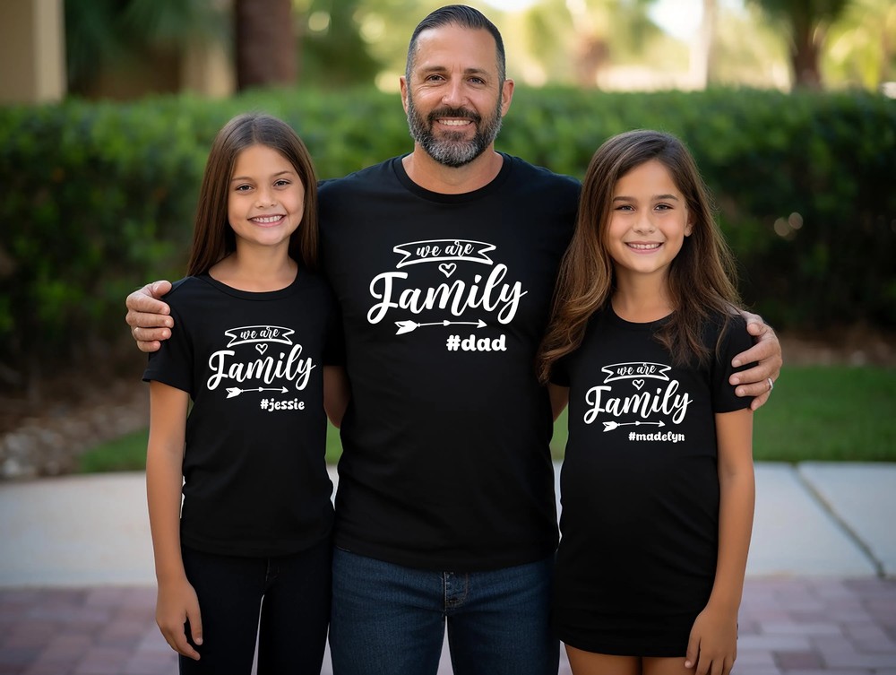 We are Family Personalized Tees - Matching Family Vacation Shirts 1 We are Family Personalized Tees - Matching Family Vacation Shirts