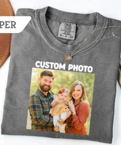 Custom Photo Comfort Colors® Shirt - Personalized Family Picture Tee