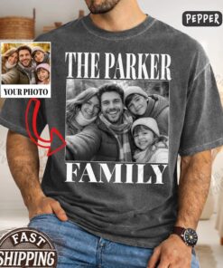 Personalized Family Name Picture Tee - Custom Comfort Colors® Gift