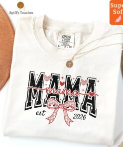 Personalized Mama Est Year Shirt - Custom Comfort Colors® Tee